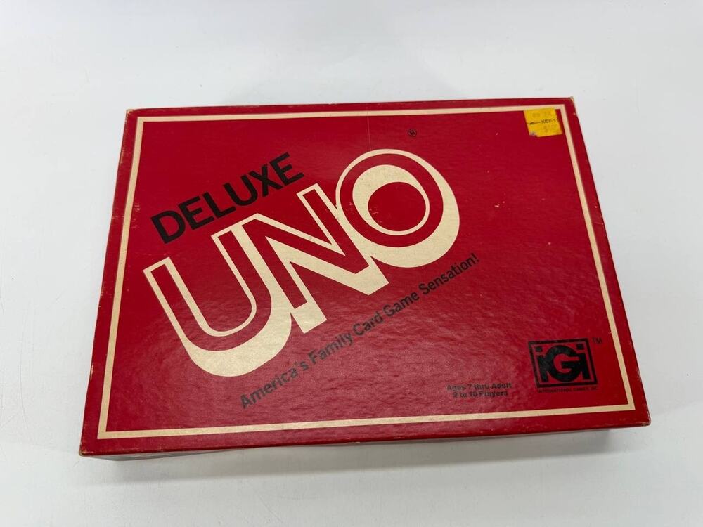 Vintage 1978 Deluxe UNO Card Game International Games 2-10 Players